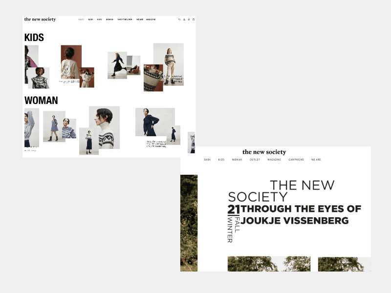 The New Society design preview